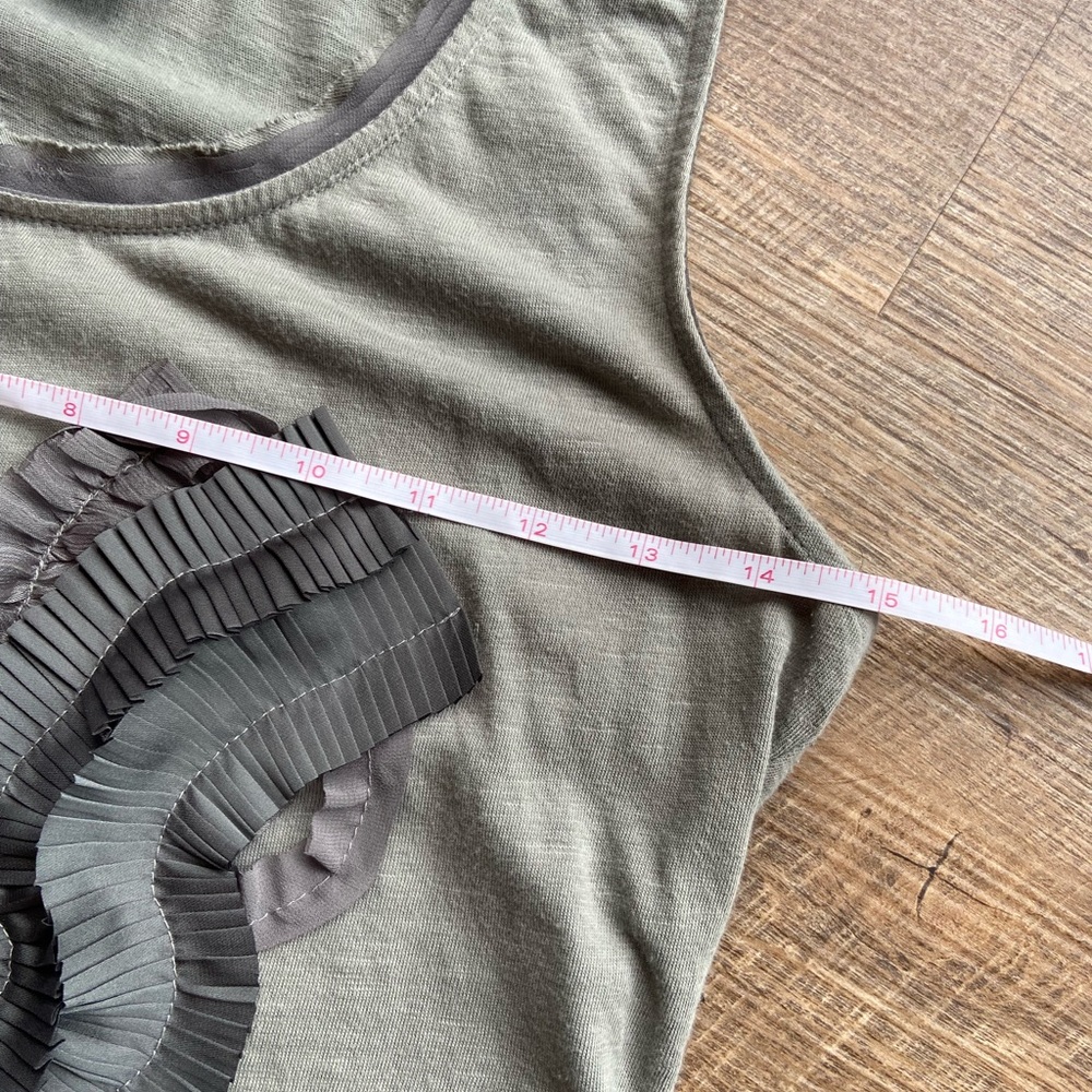 Maginn Tank Top Anthropologie Sage Green - Picture 6 of 10